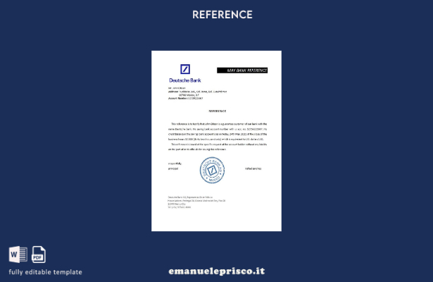 stile verificato Messico Modello di riferimento della Deutsche Bank